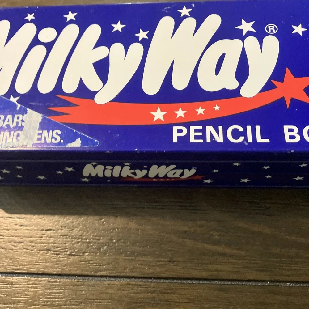 1990 Mars Milky Way Tin Pencil Box No Pencils Included